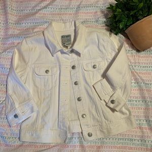 🦄 2 for $20 🦄 White Jean Jacket Size M